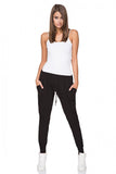 Comfortable Loose-Fitting Cotton Trousers with Welted Bottoms