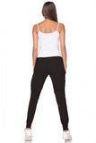 Comfortable Loose-Fitting Cotton Trousers with Welted Bottoms