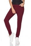 Comfortable Knitted Trousers with Welt Finish and Rubber Waistband