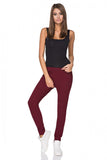 Comfortable Knitted Trousers with Welt Finish and Rubber Waistband