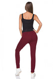 Comfortable Knitted Trousers with Welt Finish and Rubber Waistband