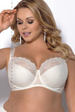 Elegant Lace Semi-Padded Bra with Cotton Lining