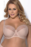 Elegant Lace Semi-Padded Bra with Cotton Lining