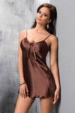 Charming Classic Satin Chemise with Adjustable Straps