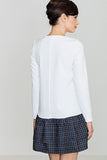 Classic Long Sleeve Dress with Checked Ruffles