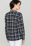 Classic Geometric Checked Long Sleeve Shirt for All Occasions