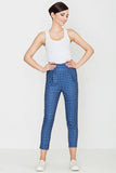Elegant Retro Check Trousers for Everyday & Business Wear