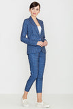 Elegant Retro Check Trousers for Everyday & Business Wear