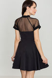 Elegant Mesh Top Youth Dress for Special Occasions