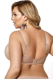Elegant Embroidered Soft Bra with Cleavage-Enhancing Cups