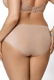 Elegant Microfiber Full Briefs with Embroidered Mesh