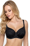 Lace-Trimmed Classic Padded Bra with Adjustable Straps