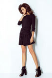 Sporty Cotton Dress with Adjustable Drawstring