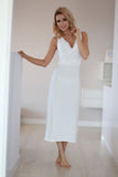 Elegant Long Panay Slip with Lace Detailing for Romance