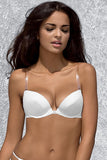 Brilliant Push-Up Bra with Removable Inserts and Silicone Straps