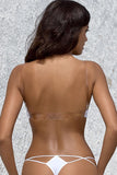 Brilliant Push-Up Bra with Removable Inserts and Silicone Straps