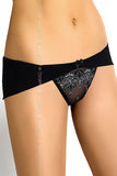 Elegant Microfiber and Tulle Lace Panties for All-Day Comfort