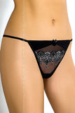 Transparent Bell Thong with Tulle Charms