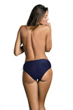 Classic High-Cut Bikini Bottom with Adjustable Side Straps