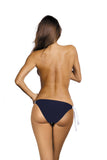 Feminine Side-Tie Bikini Bottom in Italian Fabric