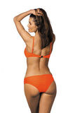 Elegant Bardot Swimsuit with Push-Up and Detachable Straps