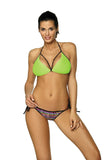 Fashionable Two-Piece Bikini in Sweet Dessert Colors