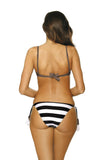 Charming Floral Two-Piece Swimsuit with Stylish Ties