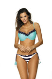 Charming Floral Two-Piece Swimsuit with Stylish Ties