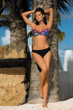 Floral Push-Up Swimsuit with Comfortable Bottoms