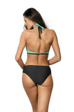 Elegant Monokini Swimsuit with Shaping Cups & Silver Accents