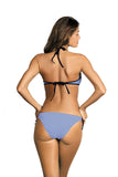 Feminine Two-Piece Swimsuit with Elegant Push-Up Detail