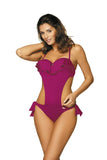 Sexy One-Piece Monokini Swimsuit with Brazilian Back