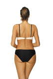 Elegant Two-Piece Swimsuit with Stylish Neckline Straps