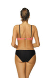 Chic Two-Piece Swimsuit with Elegant Straps and Push Up Effect