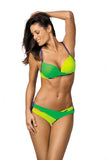 Exotic Holiday Swimsuit with Padded Push-Up Cups