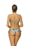 Romantic Floral Trim Two-Piece Swimsuit for a Sexy Look