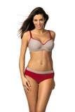 Sporty Two-Piece Swimsuit for Medium to Large Busts