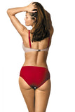 Sporty Two-Piece Swimsuit for Medium to Large Busts
