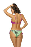 Cute Polka Dot Two-Piece Swimsuit for Beach Fun