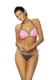 Lovely Two-Piece Bikini Swimsuit with Lace Trim