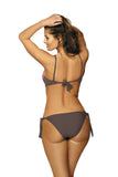 Feminine Lace-Trimmed Swimsuit in Juicy Colors