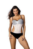 Elegant Openwork Push-Up One-Piece Swimsuit for Summer