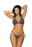 Feminine Two-Piece Swimsuit in Fruit Sorbet Colors
