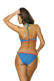 Feminine Two-Piece Swimsuit with Sweet Sorbet Design