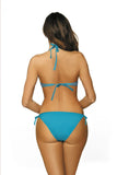 Stylish Two-Piece Swimsuit with Openwork Mesh Design