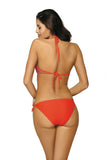 Stylish Two-Piece Swimsuit with Openwork Mesh Design