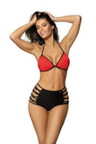 Summer Chic Two-Piece Swimsuit with Sexy Side Cutouts