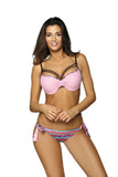 Fashionable Push-Up Brazilian Cut Swimsuit in Vibrant Colors