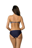 Vibrant Two-Piece Swimsuit with Push-Up Padding