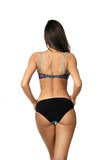 Colourful Two-Piece Swimsuit for Beach Fun!